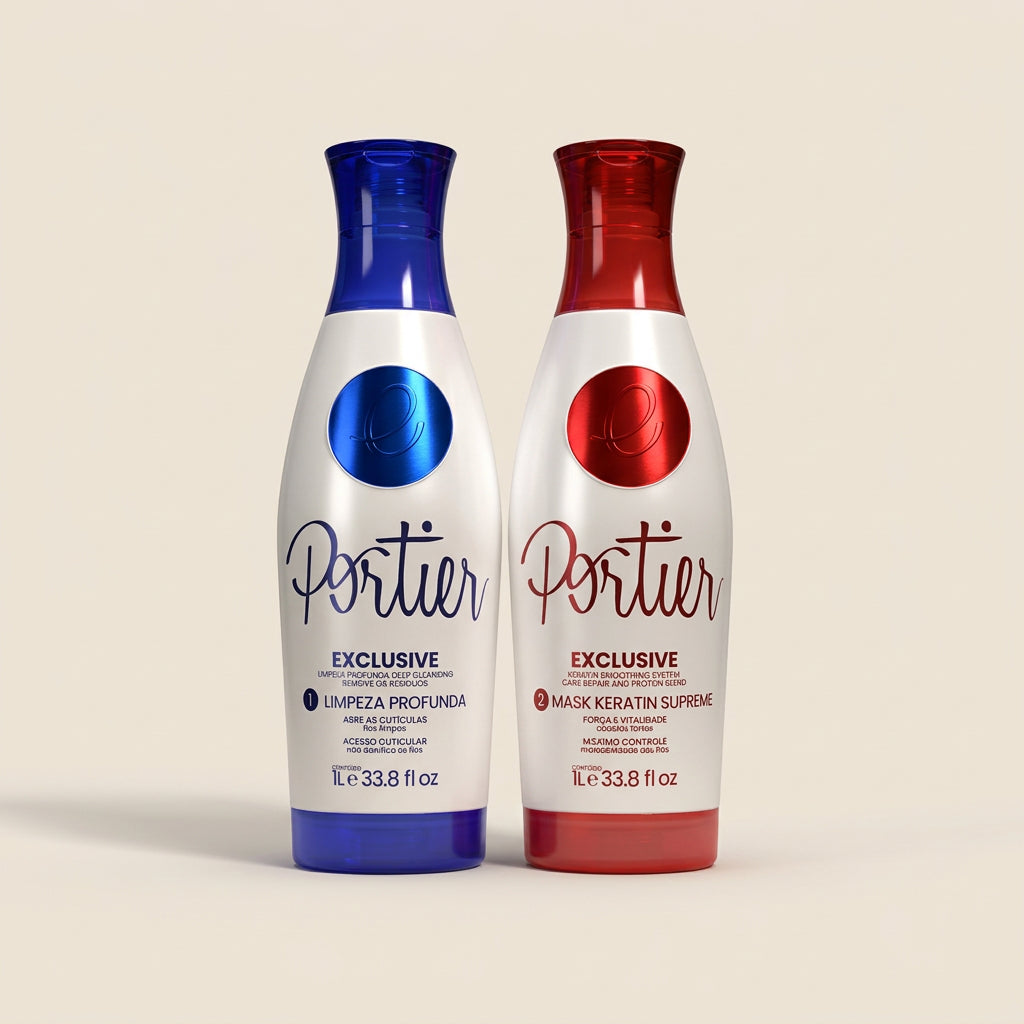 Portier Exclusive Kit 2 × 1 L – Brazilian smoothing treatment