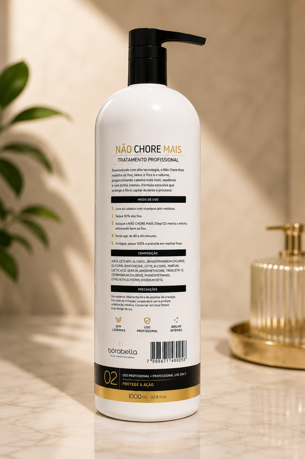 Borabella Não Chore Mais – Step 02 Smoothing Treatment 1L