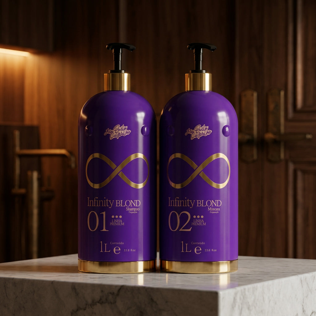 Ana Paula Carvalho · Infinity Blond · 1 L · professional smoothing treatment