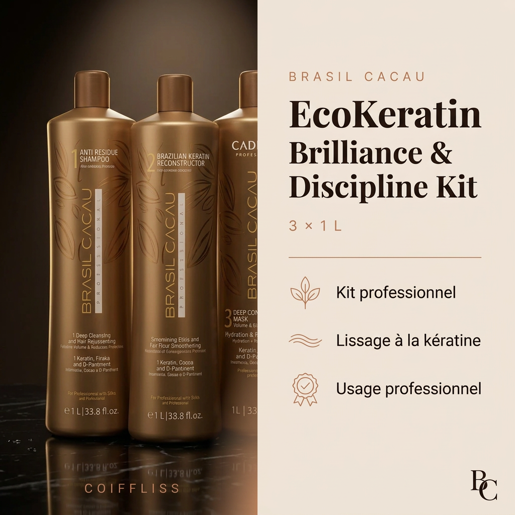 Brasil Cacau EcoKeratin Brilliance & Discipline Kit 3 × 1 L – view 2