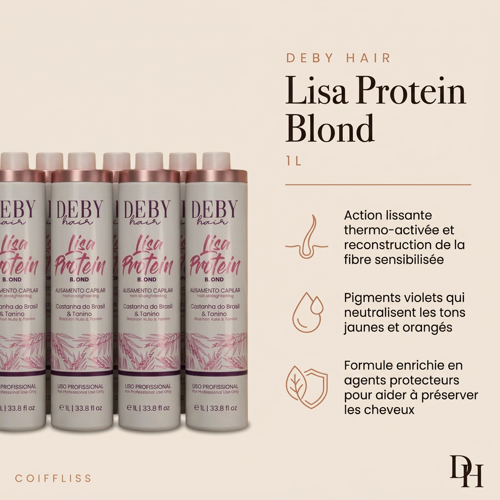 Deby Hair Lisa Protein Blond 1 L – view 2