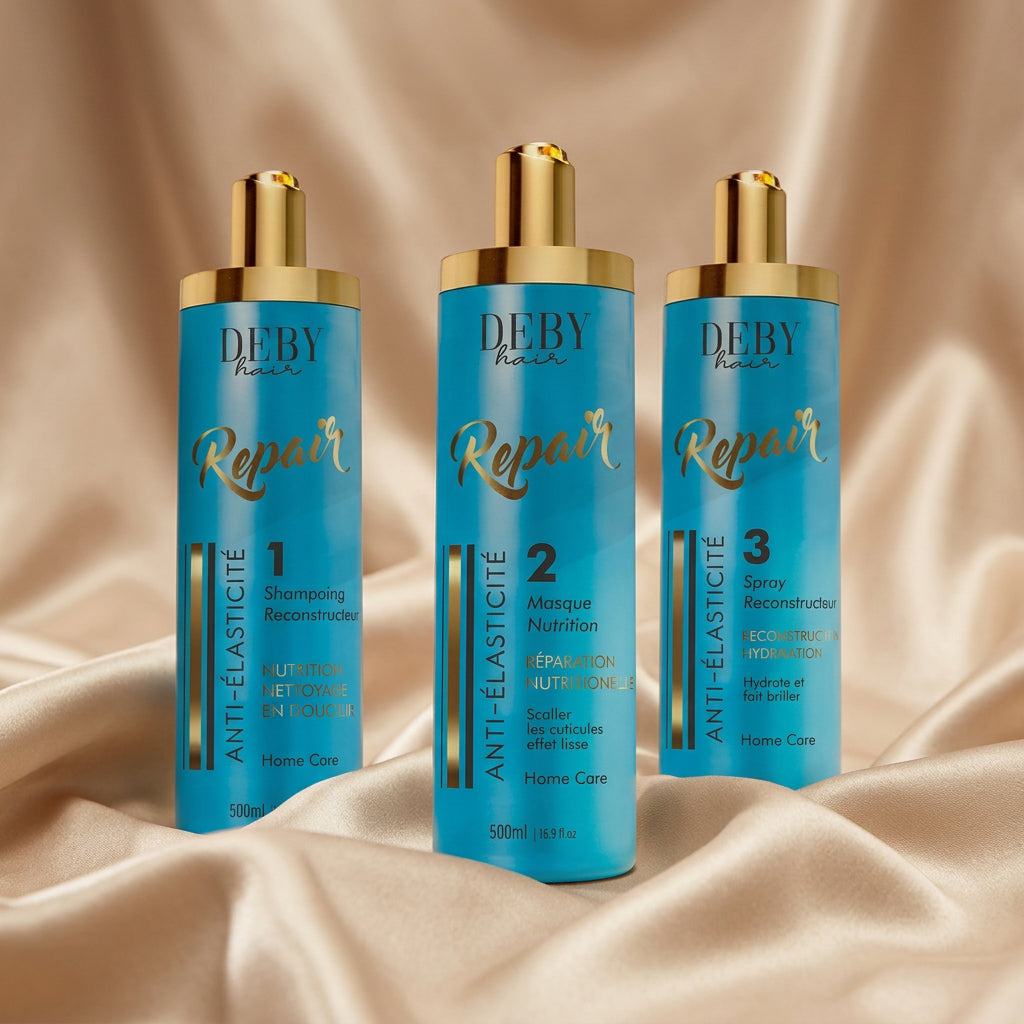 Deby Hair · Repair Kit · 3 × 500 ml · professional smoothing treatment