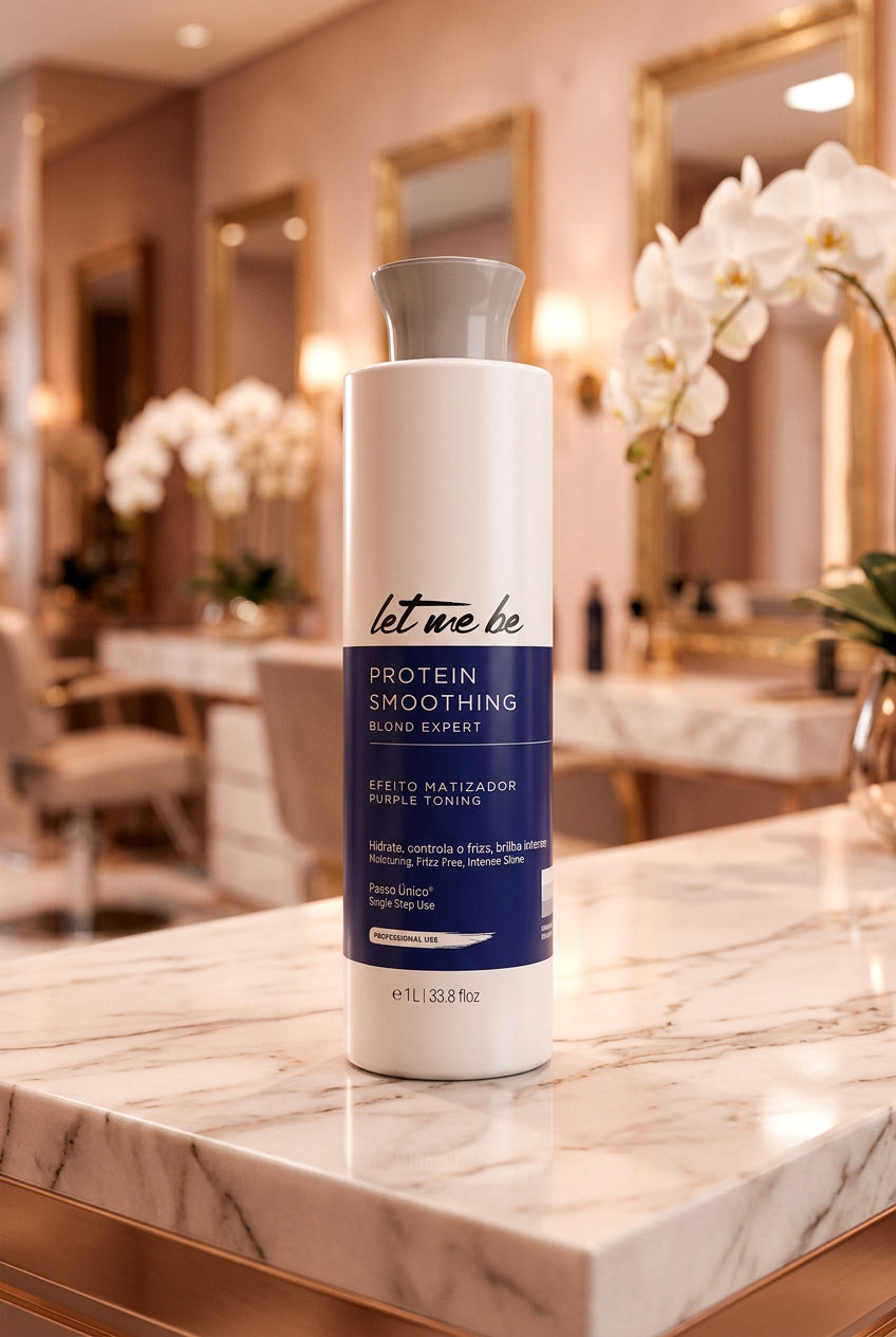 Let Me Be · Protein Smoothing Blond Single Step · 1 L · professional smoothing treatment