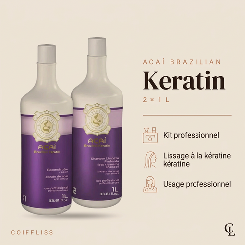 Acai Brazilian Keratin 2 × 1 L – view 2