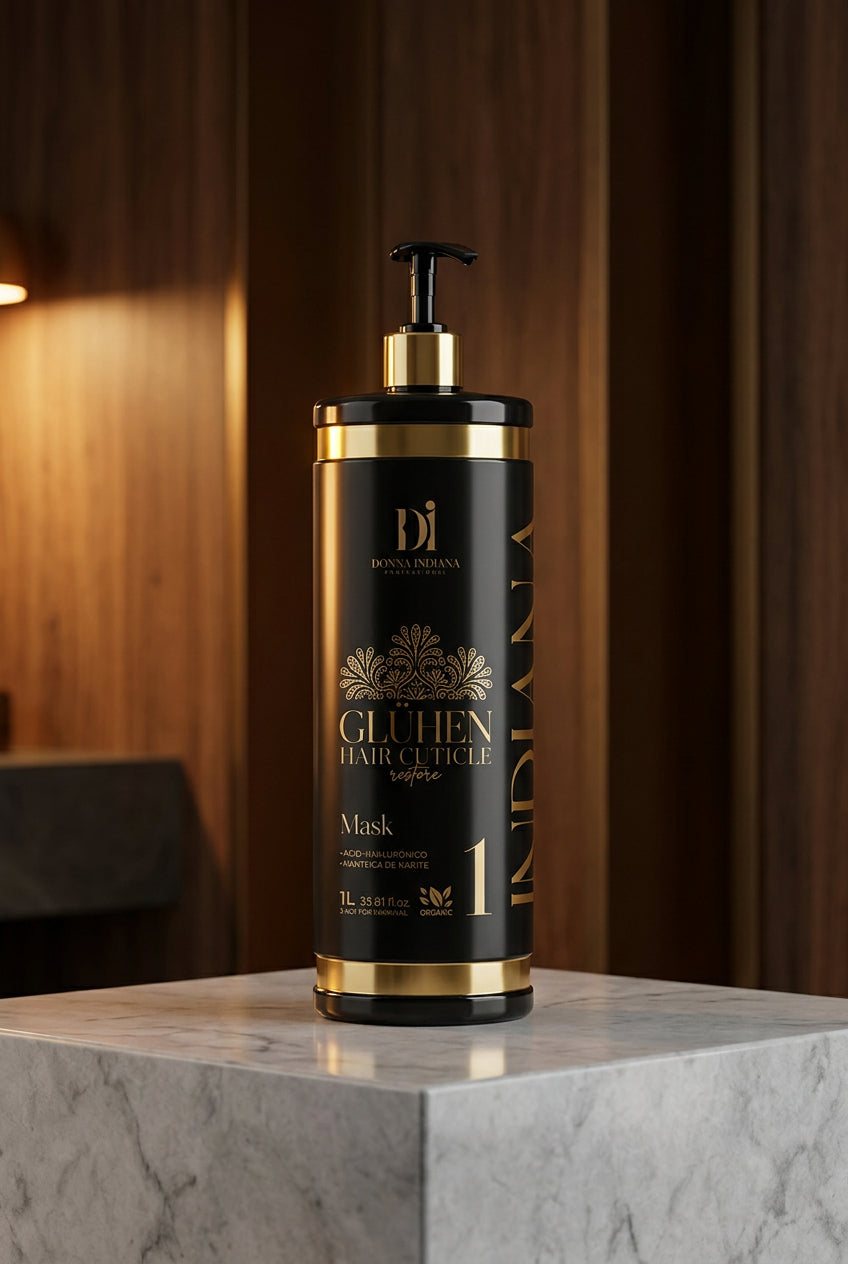 Queen Care · Donna Indiana Gloss · professional smoothing treatment