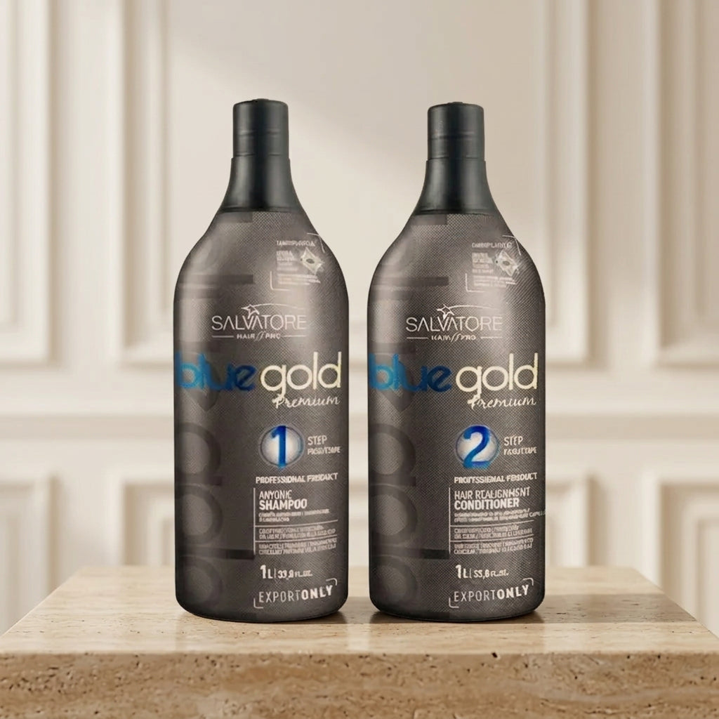 Salvatore · Blue Gold · 2 × 1 L · professional smoothing treatment