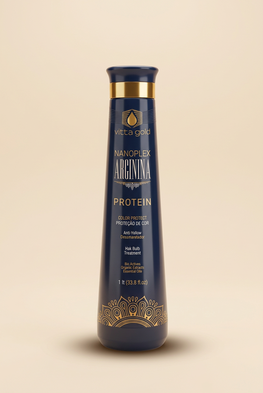 Vitta Gold Nanoplex Arginina 1 L – Brazilian smoothing treatment